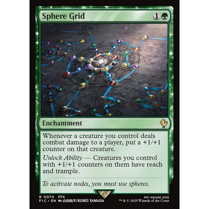 FIC_070 Sphere Grid *Final Fantasy Commander* MTG Magic: The Gathering_Rare