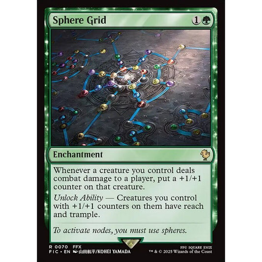 FIC_070 Sphere Grid *Final Fantasy Commander* MTG Magic: The Gathering_Rare