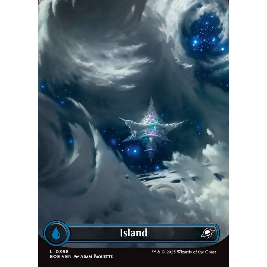 EOE FULL ART, AND GALAXY BASIC LAND *MTG Edge of Eternities* Magic: The Gathering_EOC Lands