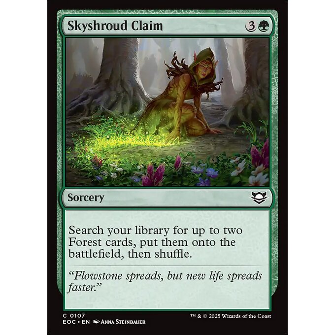 EOC MTG EDGE OF ETERNITIES *World Shaper* Commander Deck Singles EOE