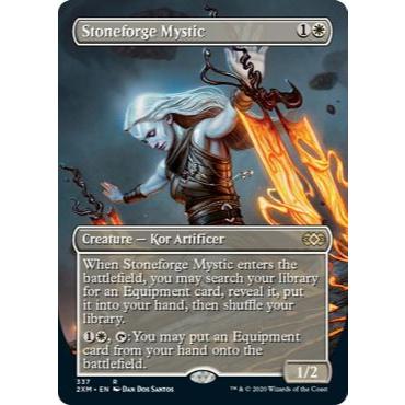 2XM_337 Stoneforge Mystic *Double Masters Box Topper FOIL* MTG Magic: The Gathering Alternate Art_Mythic