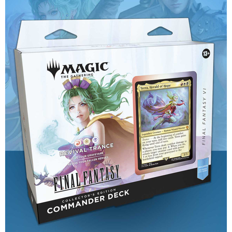 FIC MTG Final Fantasy VI SURGE FOIL *Revival Trance* Commander Deck PREMIUM Singles