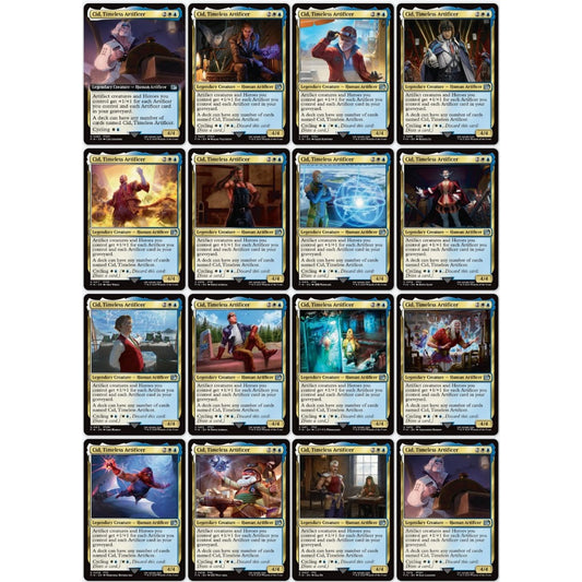FIN Cid, Timeless Artificer Final Fantasy *Alternate Art AA* MTG Magic: The Gathering_Unc (Choose Your Cards Inside)