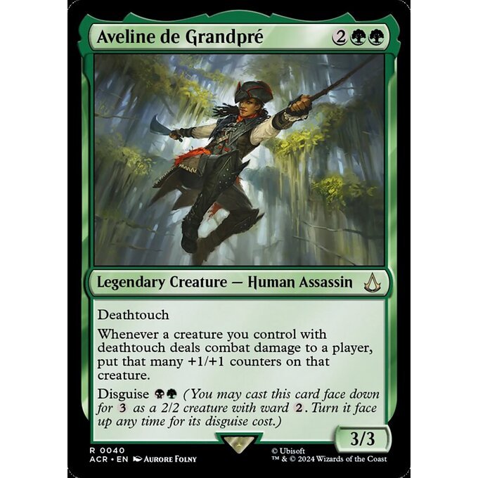 ACR_040 Aveline de Grandpré MTG Magic: The Gathering: Assassin's Creed_Rare