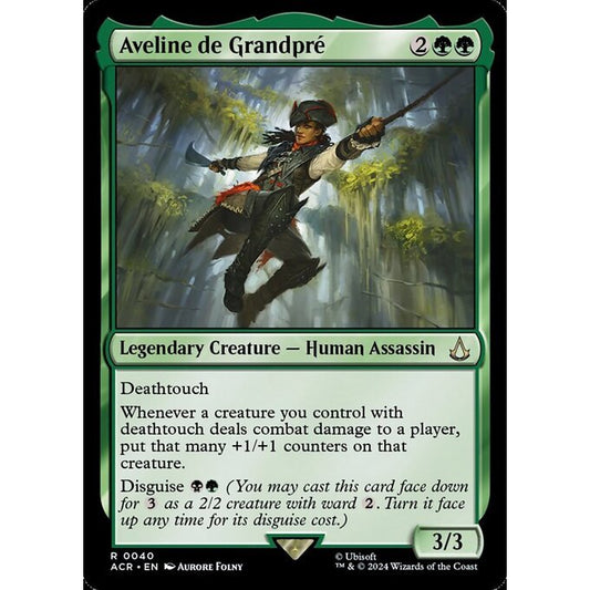 ACR_040 Aveline de Grandpré MTG Magic: The Gathering: Assassin's Creed_Rare