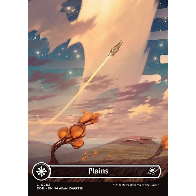 EOE FULL ART, AND GALAXY BASIC LAND *MTG Edge of Eternities* Magic: The Gathering_EOC Lands