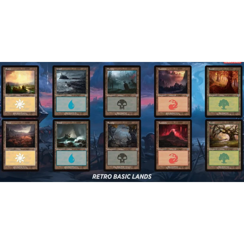 INR Innistrad Remastered RETRO BASIC LANDS Nonfoil and FOIL MTG Magic: The Gathering Retro Frame Land