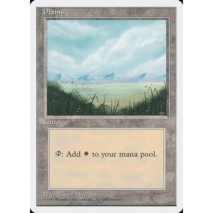 Vintage White Border & Retro Frame Basic Lands (Choose Your Cards Inside) Magic: the Gathering 4th Ed to Onslaught