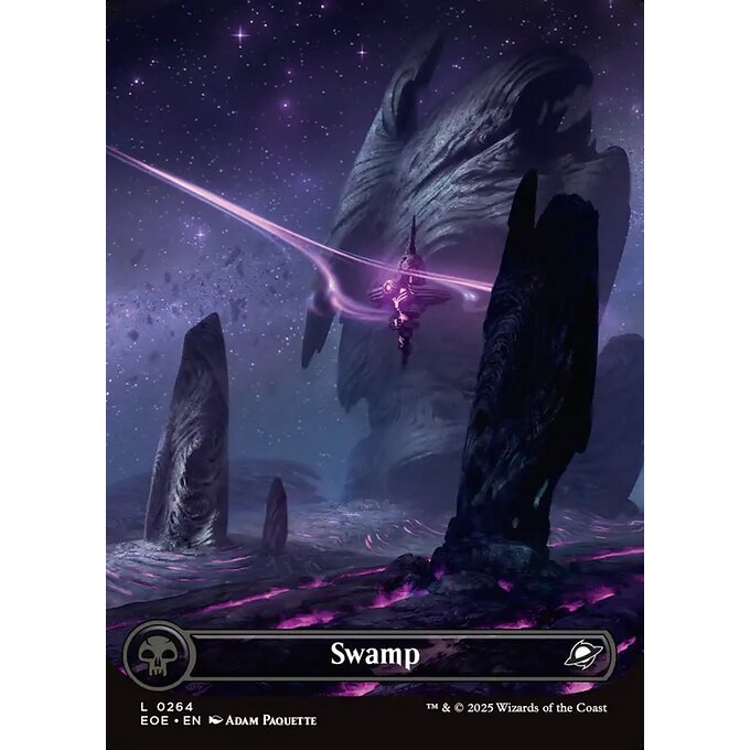 EOE FULL ART, AND GALAXY BASIC LAND *MTG Edge of Eternities* Magic: The Gathering_EOC Lands