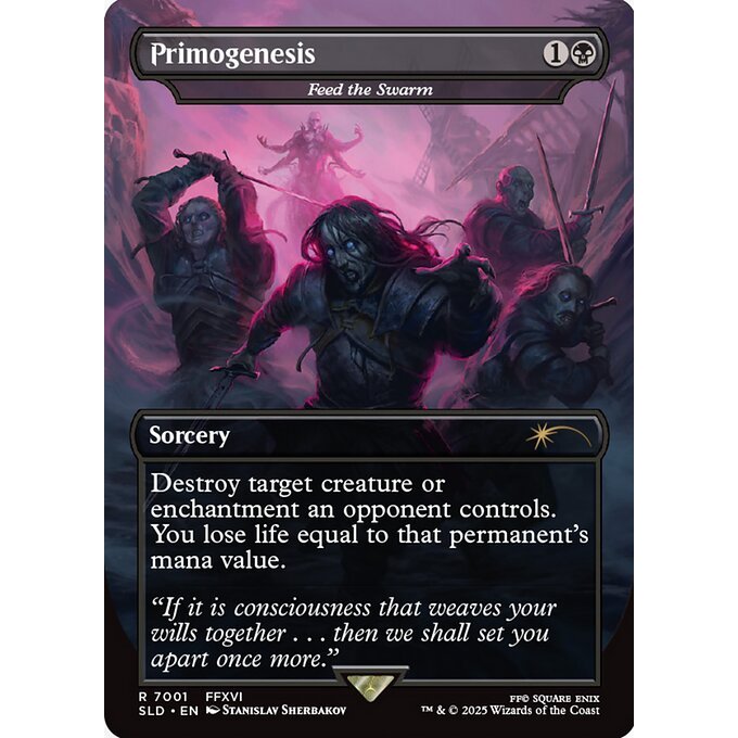 SLD_7001 Primogenesis (Feed the Swarm) *Secret Lair: Final Fantasy* MTG Magic: The Gathering_Rare
