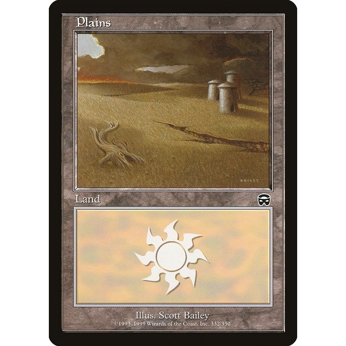 Vintage White Border & Retro Frame Basic Lands (Choose Your Cards Inside) Magic: the Gathering 4th Ed to Onslaught