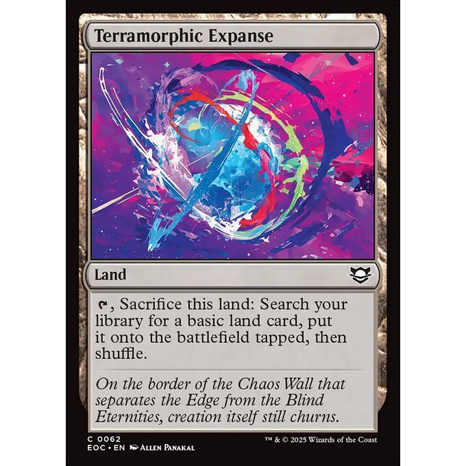 EOC MTG EDGE OF ETERNITIES *World Shaper* Commander Deck Singles EOE