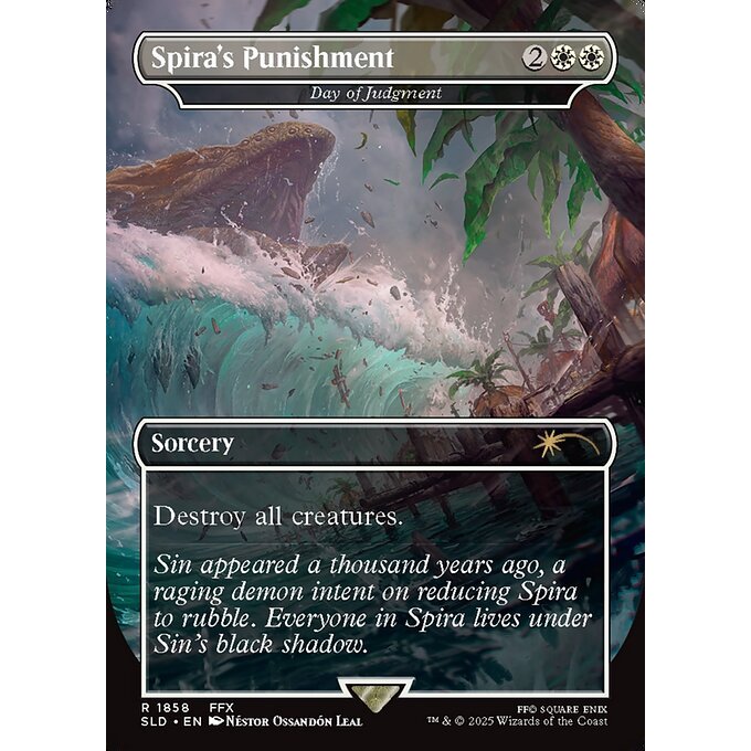 SLD_1858 Spira's Punishment (Day of Judgement) *Secret Lair: Final Fantasy* MTG Magic: The Gathering_Rare