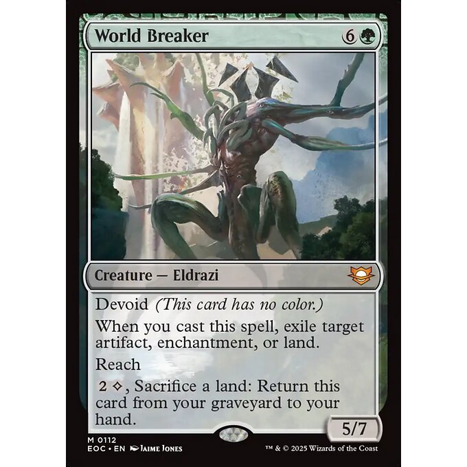 EOC MTG EDGE OF ETERNITIES *World Shaper* Commander Deck Singles EOE