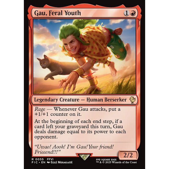 FIC MTG FINAL FANTASY VI Surge Foil *Revival Trance* Commander Deck Singles