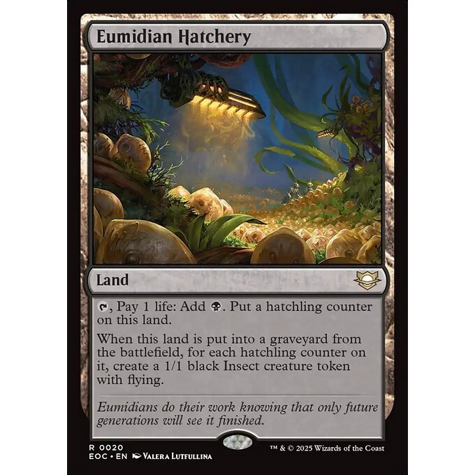 EOC MTG EDGE OF ETERNITIES *World Shaper* Commander Deck Singles EOE