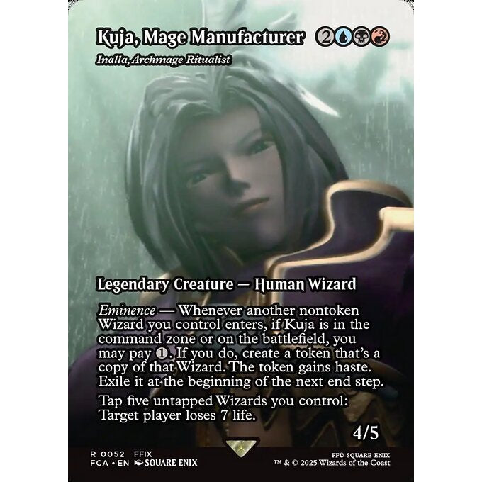 FCA_052 Kuja, Mage Manufacturer (Inalla, Archmage Ritualist *Final Fantasy Through the Ages* MTG Magic: The Gathering