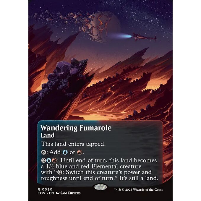 EOS_090 Wandering Fumarole *Edge of Eternities: Stellar Sights: Poster* MTG Magic: The Gathering_Rare