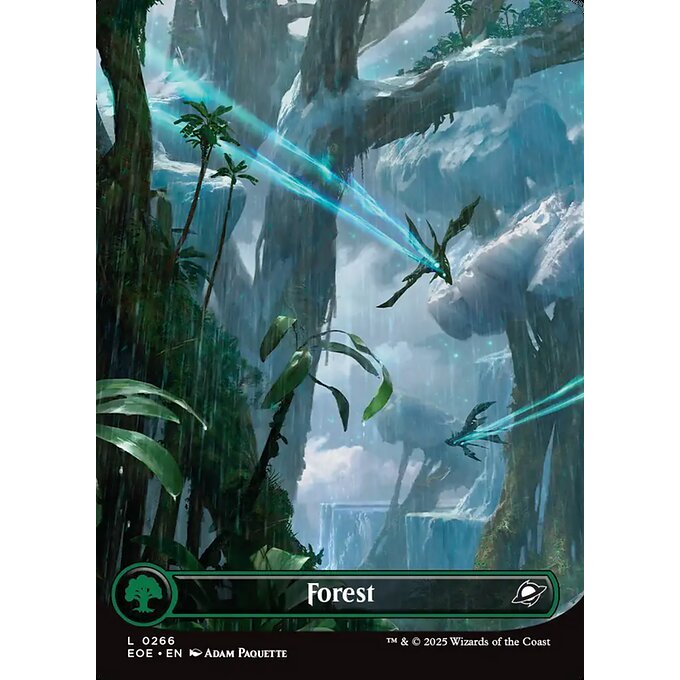 EOE FULL ART, AND GALAXY BASIC LAND *MTG Edge of Eternities* Magic: The Gathering_EOC Lands