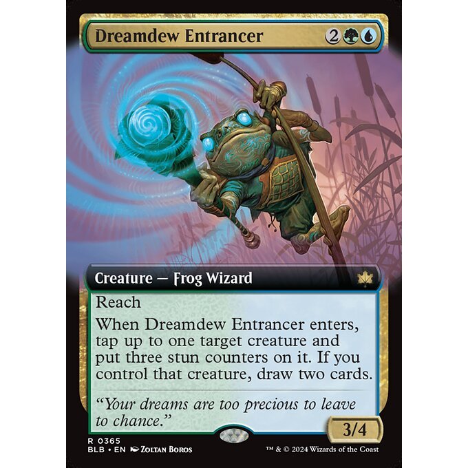 BLB_365 Dreamdew Entrancer *Extended Art* MTG Magic: The Gathering: Bloomburrow_Rare