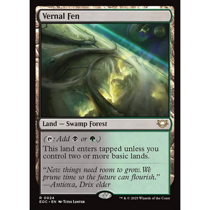 EOC MTG EDGE OF ETERNITIES *World Shaper* Commander Deck Singles EOE