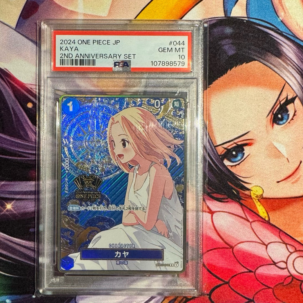 OP03_044 KAYA *2nd Anniversary Set AA PSA10* One Piece TCG P-R Parallel Rare PSA 10