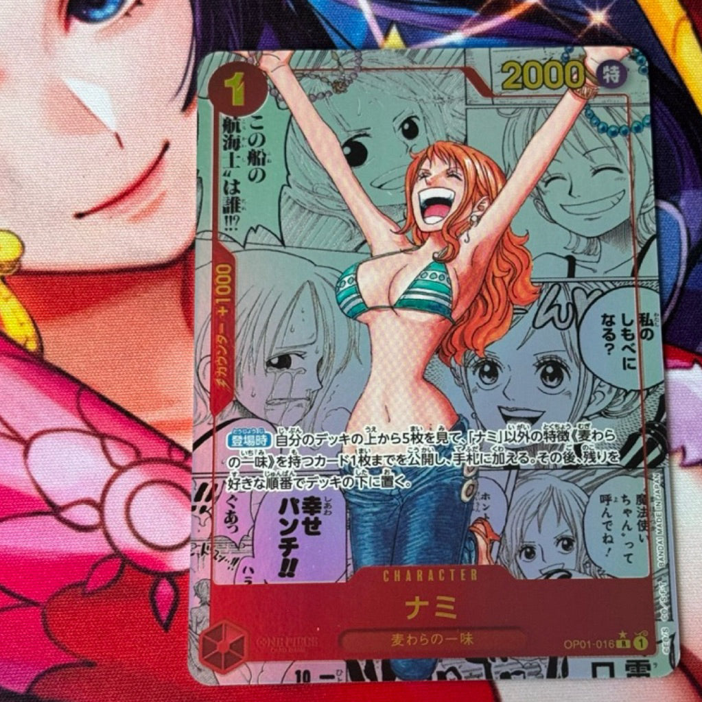 OP01_016 * NAMI Manga AA PRB01 One Piece TCG_The Best Parallel Rare