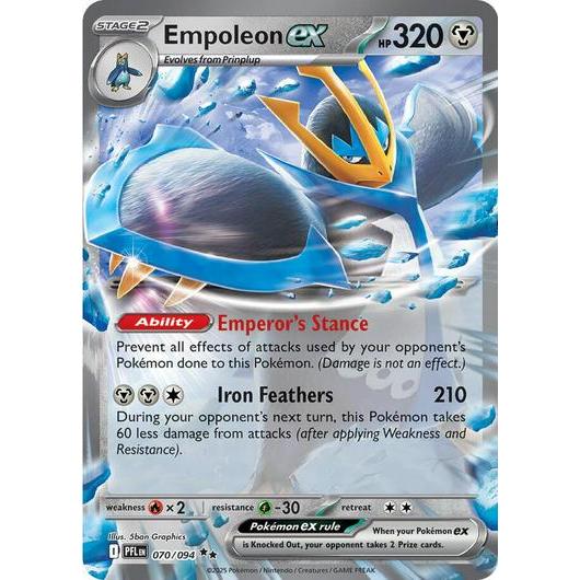 PFL_070 EMPOLEON EX *Phantasmal Flames* ENGLISH Pokemon TCG Double Rare