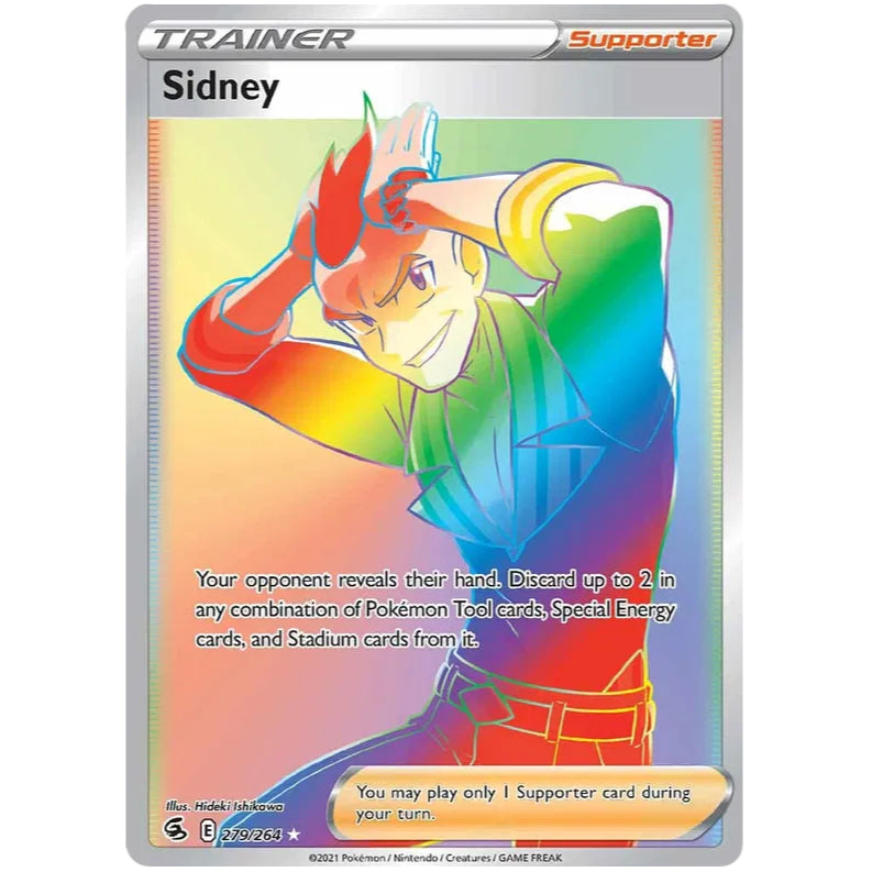 FST_279 Sidney Secret Rare Fusion Strike Pokemon TCG