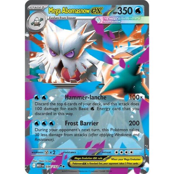 MEG_036 Mega ABOMASNOW EX *Mega Evolutions* ENGLISH Pokemon TCG EX Rare