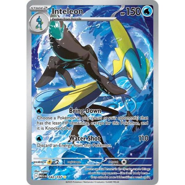 MEG_142 INTELEON *Mega Evolutions* ENGLISH Pokemon TCG EX Rare