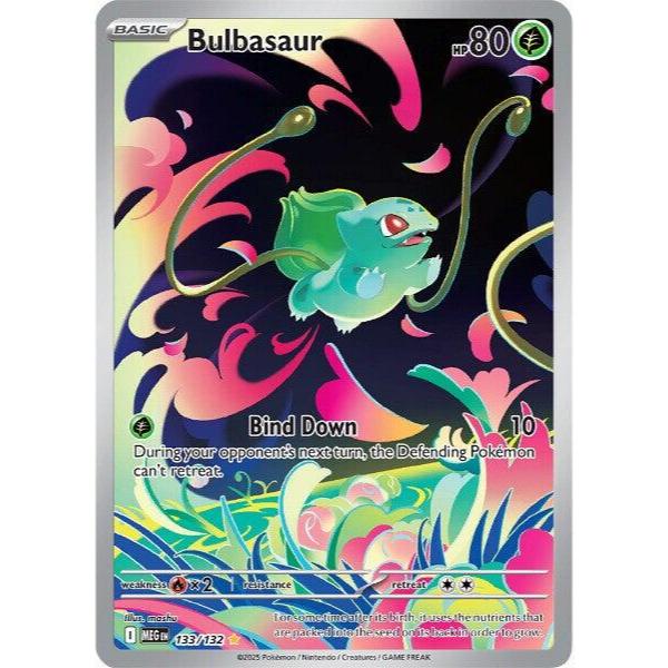 MEG_133 BULBASAUR IR *Mega Evolutions* ENGLISH Pokemon TCG Full Art Illustration Rare