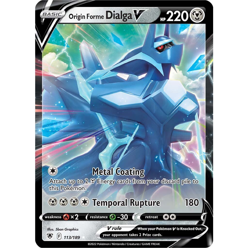ASR_113 Origin Forme Dialga V Ultra Rare Astral Radiance Pokemon TCG