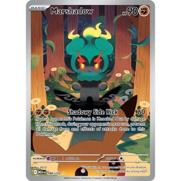 MEG_146 MARSHADOW IR *Mega Evolutions* ENGLISH Pokemon TCG Full Art Illustration Rare