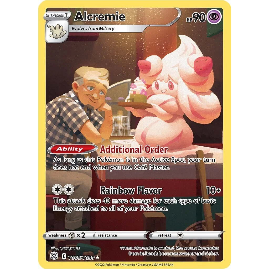BRS_TG08 Alcremie Ultra Rare Brilliant Stars Trainer Gallery Pokemon TCG