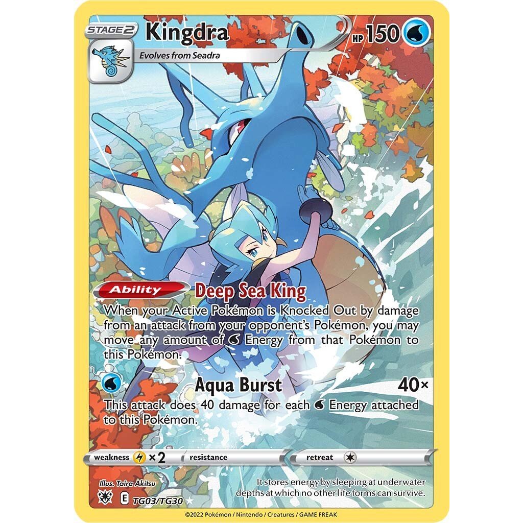 ASR_TG03 Kingdra Ultra Rare Astral Radiance Trainer Gallery Pokemon TCG