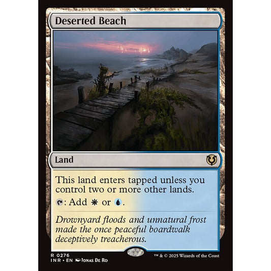 INR_276 DESERTED BEACH *Innistrad Remastered* *Retro Frame* MTG Magic: The Gathering_Rare