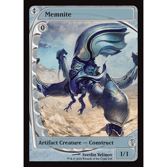 MB2_228 MEMNITE: THE LIST (Mystery Box 2) MTG: Magic the Gathering: Full Art Uncommon