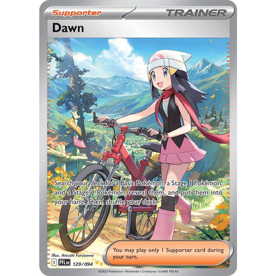 PFL_129/094 DAWN SIR *Phantasmal Flames* ENGLISH Pokemon TCG Full Art Special Illustration Rare
