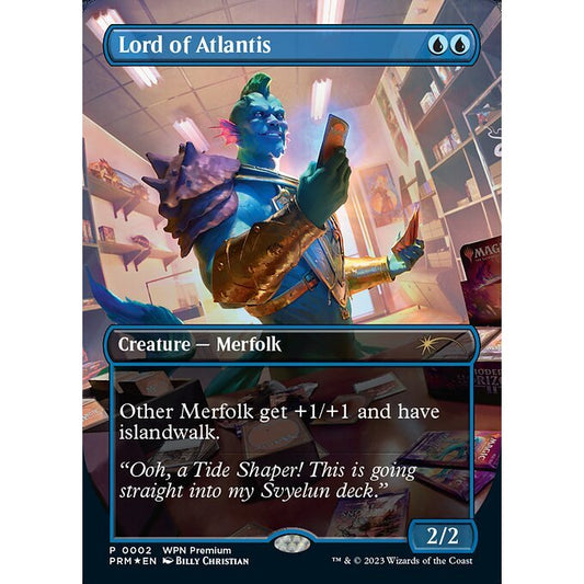 PRM_002 LORD OF ATLANTIS *WPN Premium Promo FOIL* MTG Magic the Gathering_Rare Promotional
