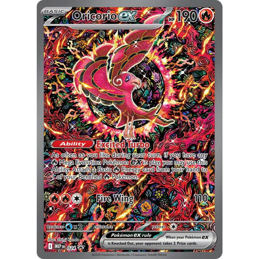 MEP_024 ORICORIO Promo UPC *Phantasmal Flames* ENGLISH Pokemon TCG Full Art Illustration Rare