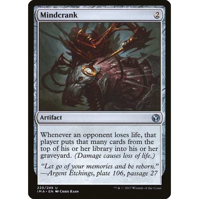 IMA_220 MINDCRANK MTG Magic The Gathering: Iconic Masters Uncommon