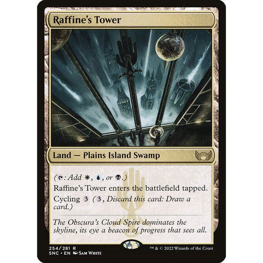 SNC_254 RAFFINE'S TOWER MTG Magic: the Gathering Streets of New Capenna Rare