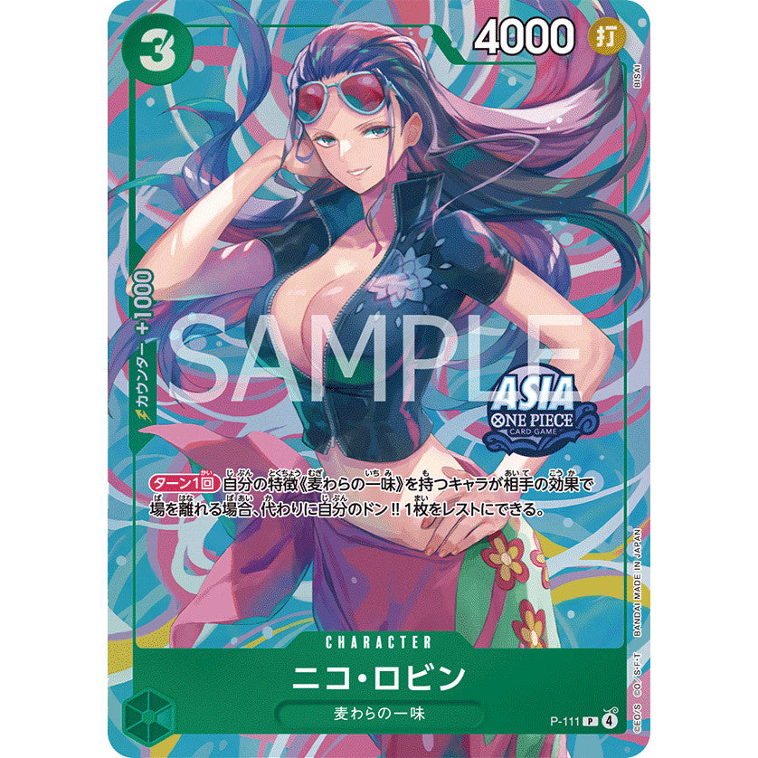 One Piece TCG OP13 Mini Tin Pack Promo Set Vol. 2 Waifu Singles: Nico Robin, Nami, Bonnie (Bonney) FOR ASIA Mini-Tin