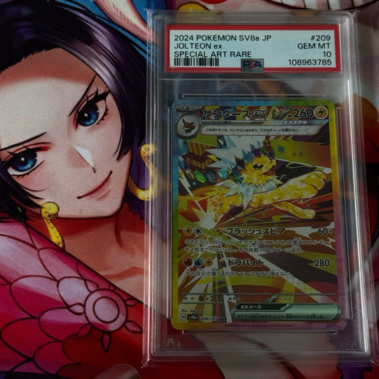 SV8a_209/187 JOLTEON EX SAR *Terastal Festival* Pokemon TCG Japanese Foil PSA 10 Gem Mint PSA10
