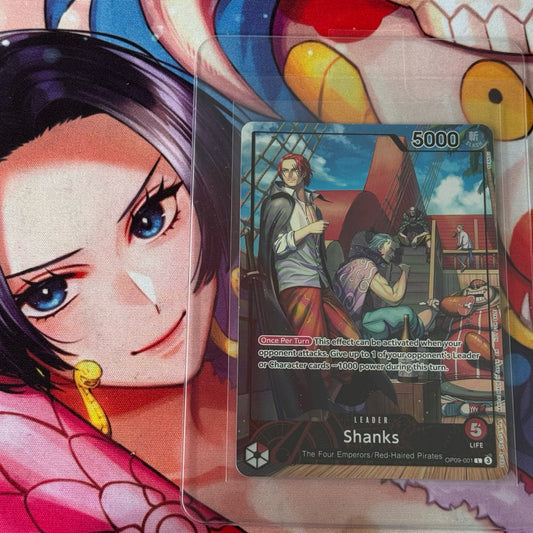 OP09_001* SHANKS *ENGLISH 2025 PSA Magazine Promo Card* One Piece TCG P-L Parallel Leader