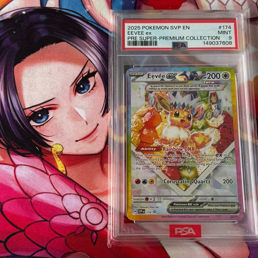 SVP_174 EEVEE EX PSA 9 *Black Star Promo* Pokemon TCG English Foil PSA9 GRADED SLAB GEM MINT