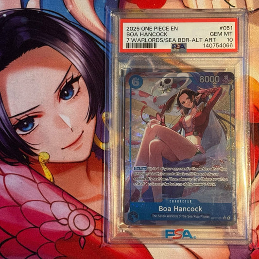 OP07_051* BOA HANCOCK - English AA PSA10 *Seven Warlords of the Sea BDR* One Piece TCG PSA 10 Gem Mint