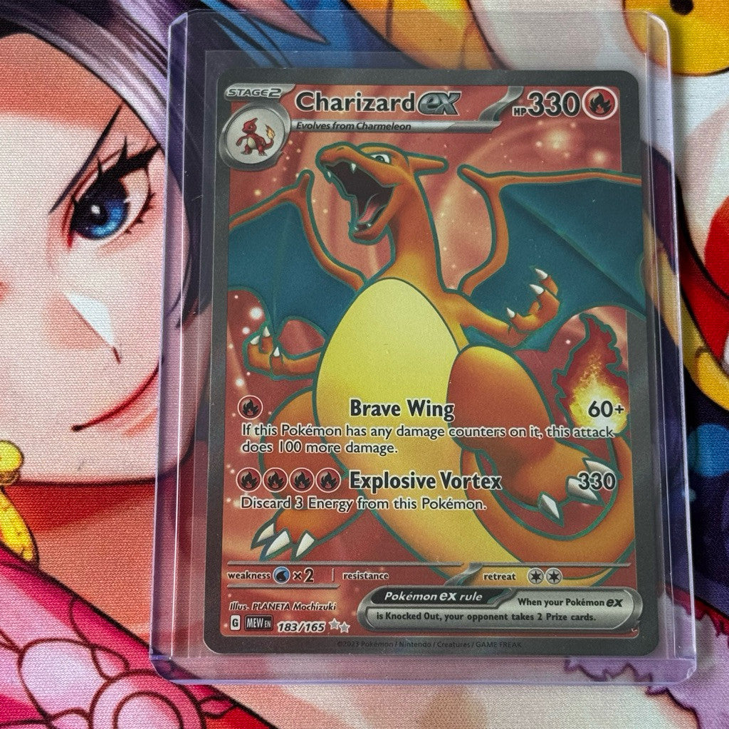 MEW_183/165 CHARIZARD EX *Scarlet & Violet 151* English Foil Pokemon TCG