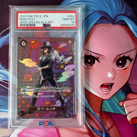 OP03_092* ROB LUCCI SP *Awakening of the New Era* One Piece TCG PSA 10 Gem Mint PSA10